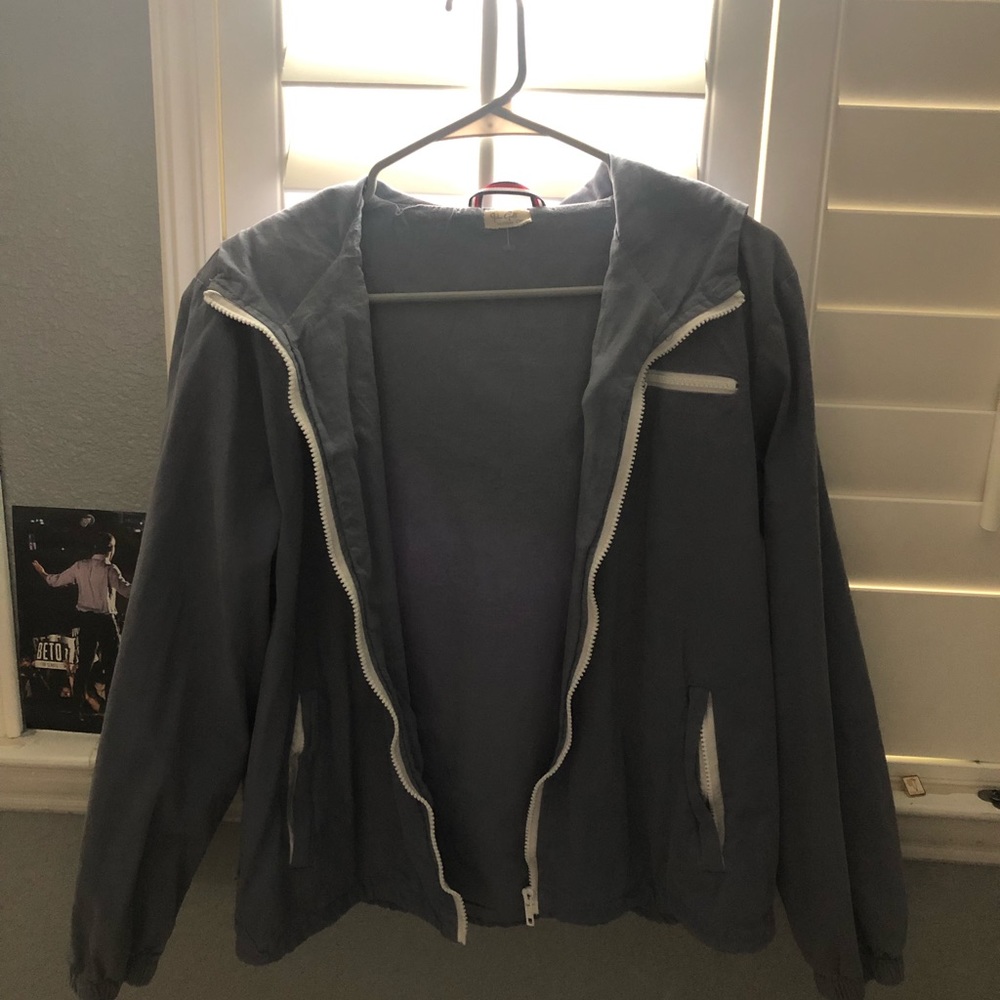 Brandy Melville light blue windbreaker
